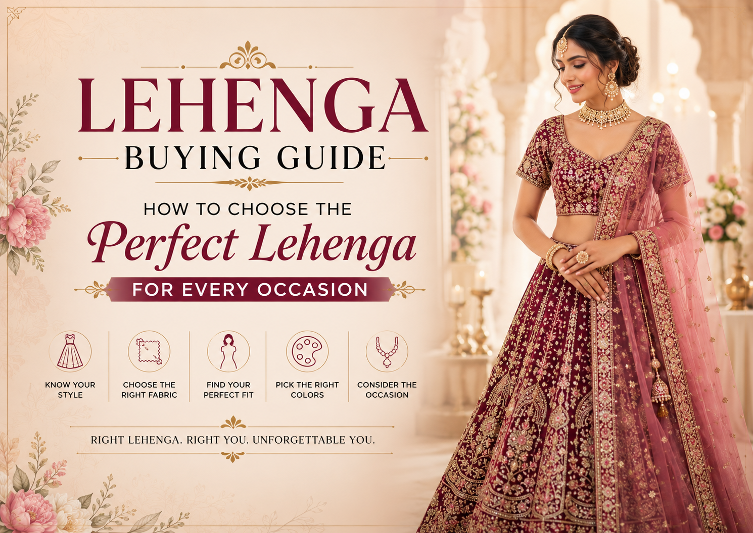 Lehenga Buying Guide: How to Choose the Perfect Lehenga for Every Occasion