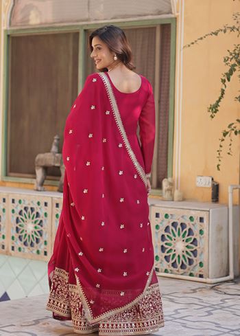 Onion Anarkali With Heavy Embroidered work