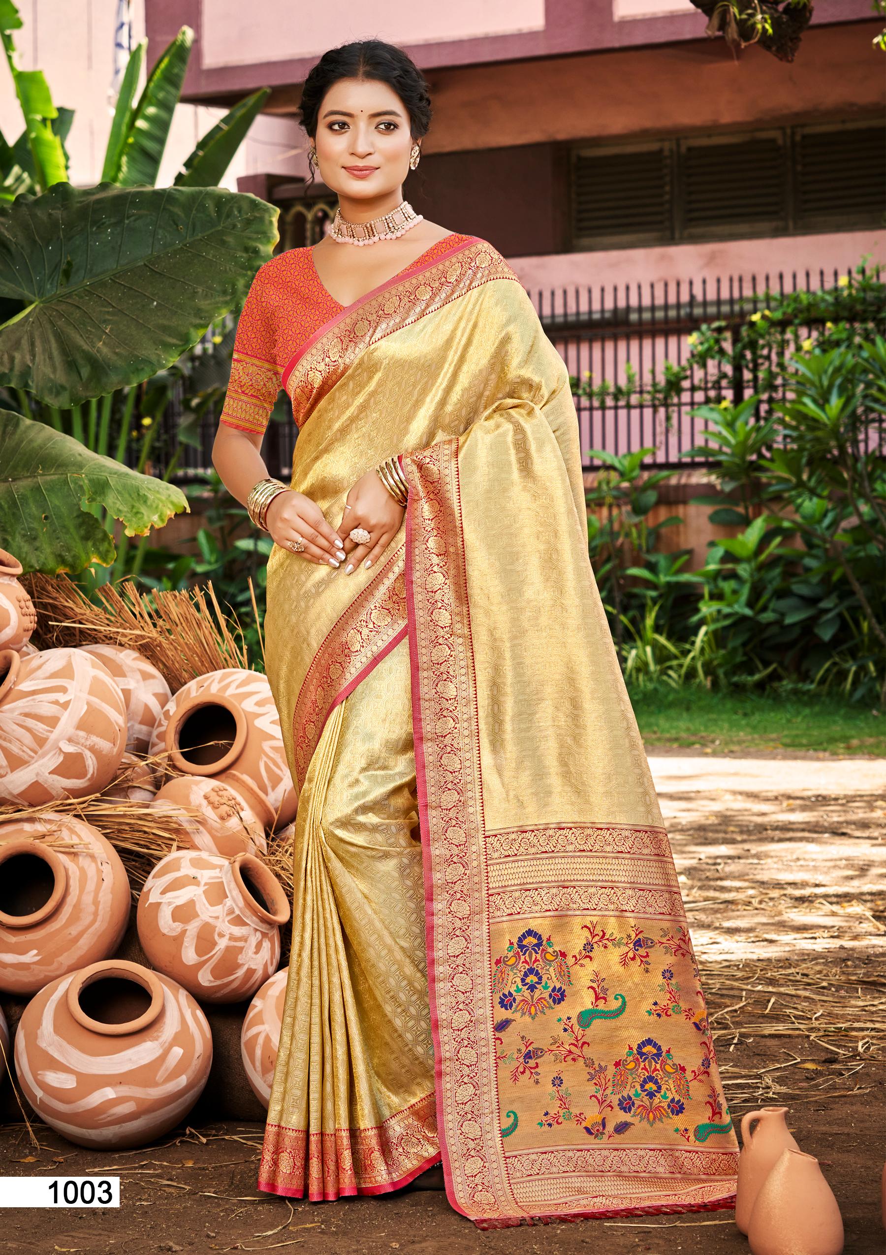 Cream Color Kanjivaram Silk Saree With Heritage Vibes and Modern Appeal