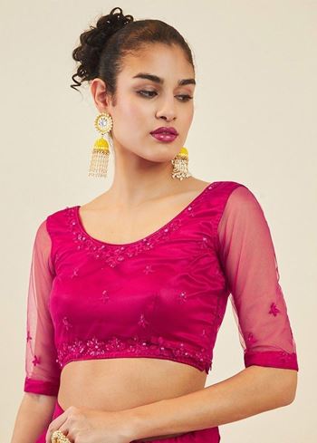 Gorgeous Pink Sequins Net Party Wear Lehenga Choli With Dupatta