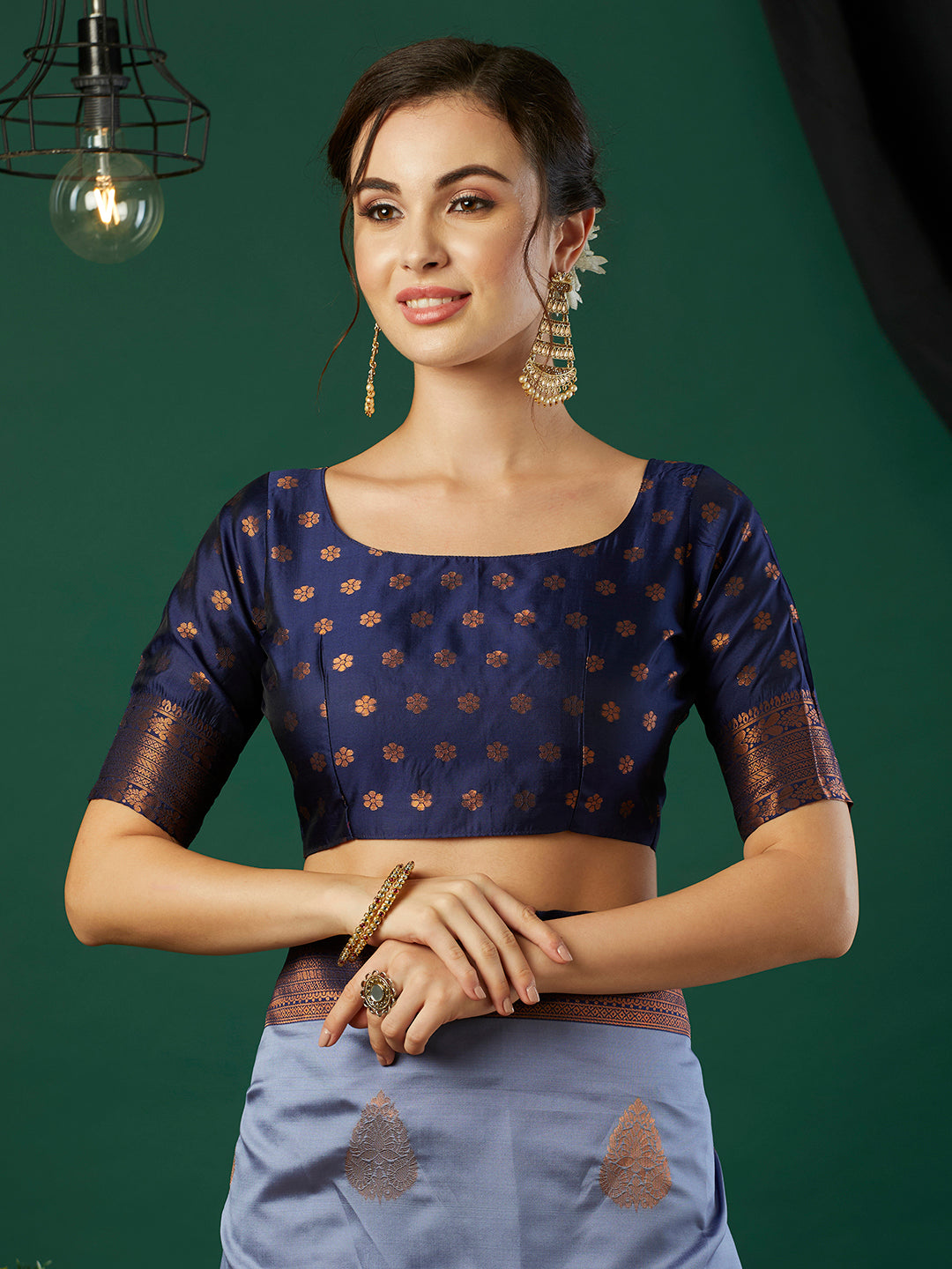 Lavender Banarasi Silk Woven Jari Designer Heavy And Ethnic Partywear Saree