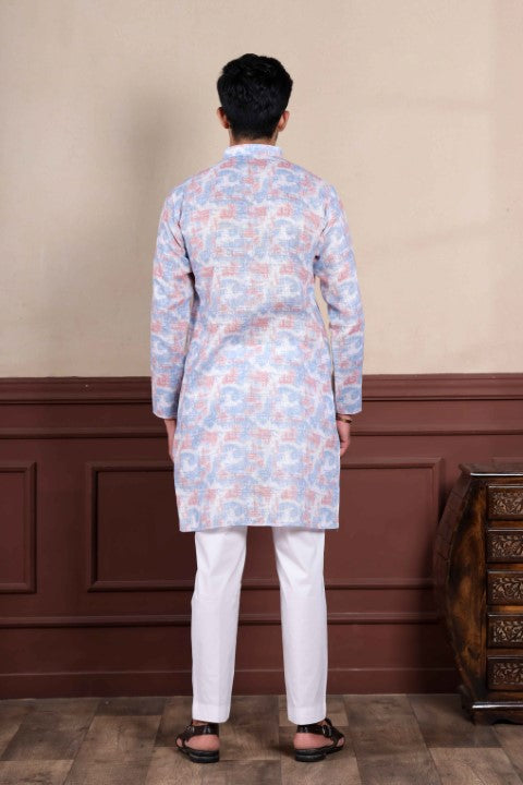 Lavender Sophisticated Kurta Pajama for Ceremonial Wear