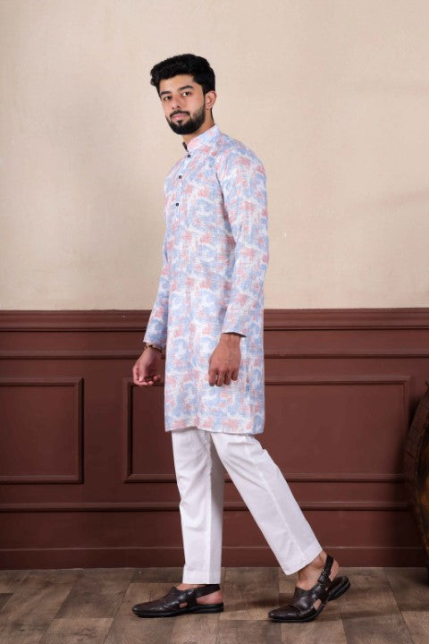 Lavender Sophisticated Kurta Pajama for Ceremonial Wear