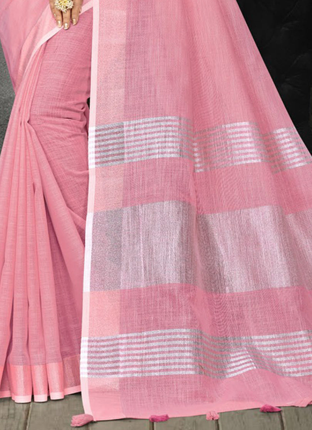 Linen Saree