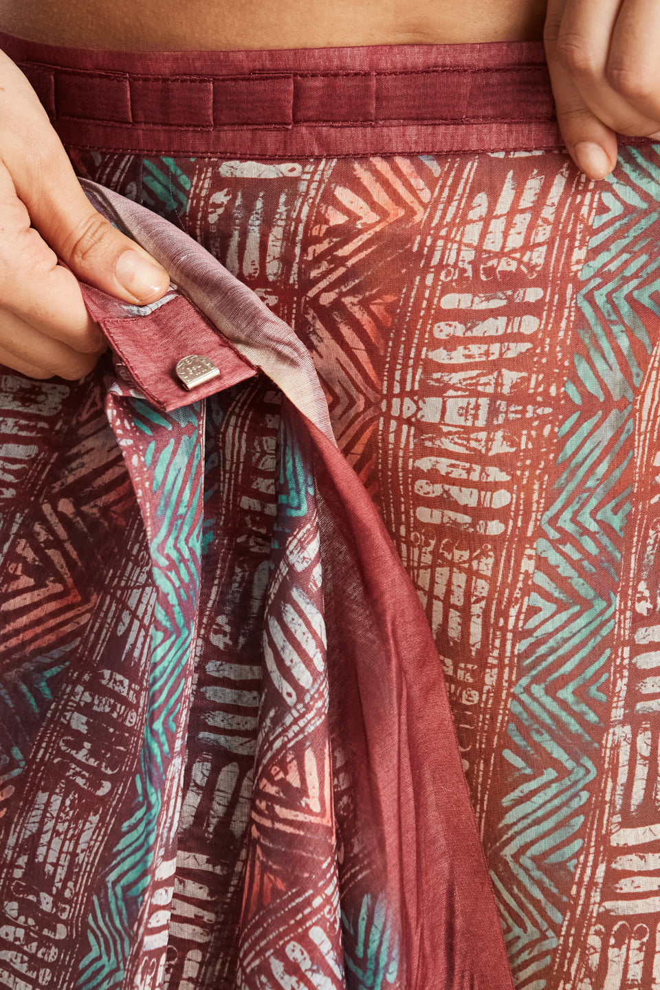 Maroon Chanderi Cotton Festive Wear Saree With Smart Digital Print