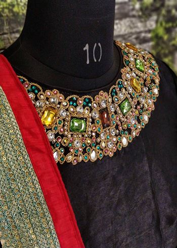 Multi-Color Floral Printed Silk Wedding Lehenga Choli With Dupatta