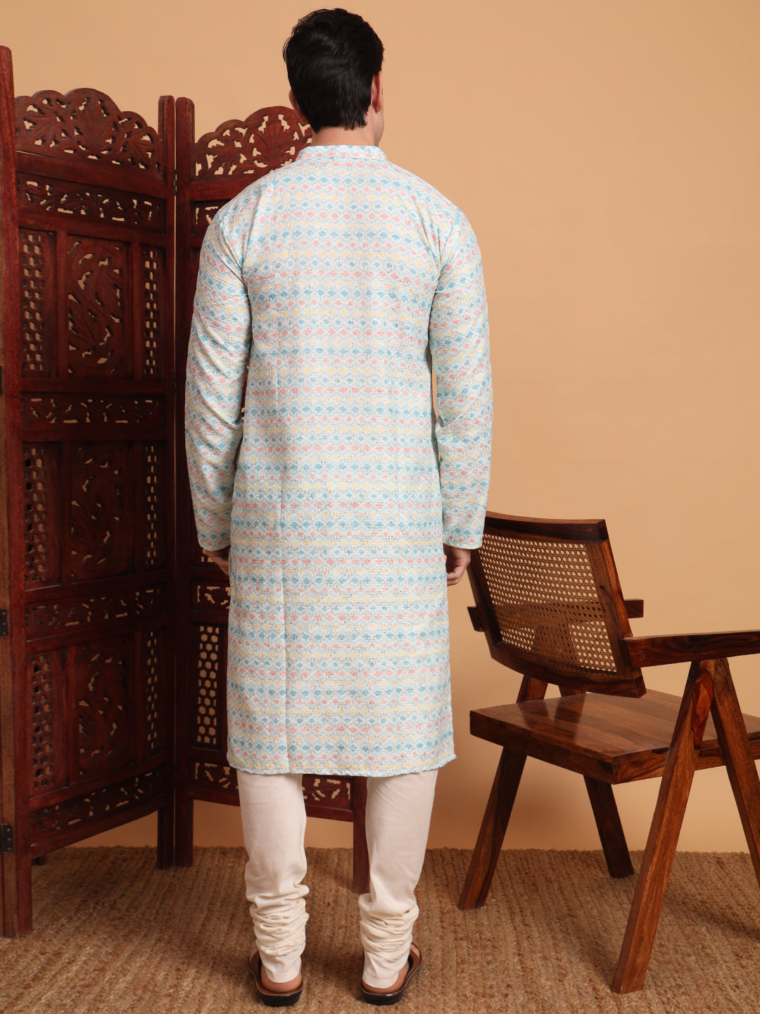 Multicolor Smart Printed Festive Wear Kurta
