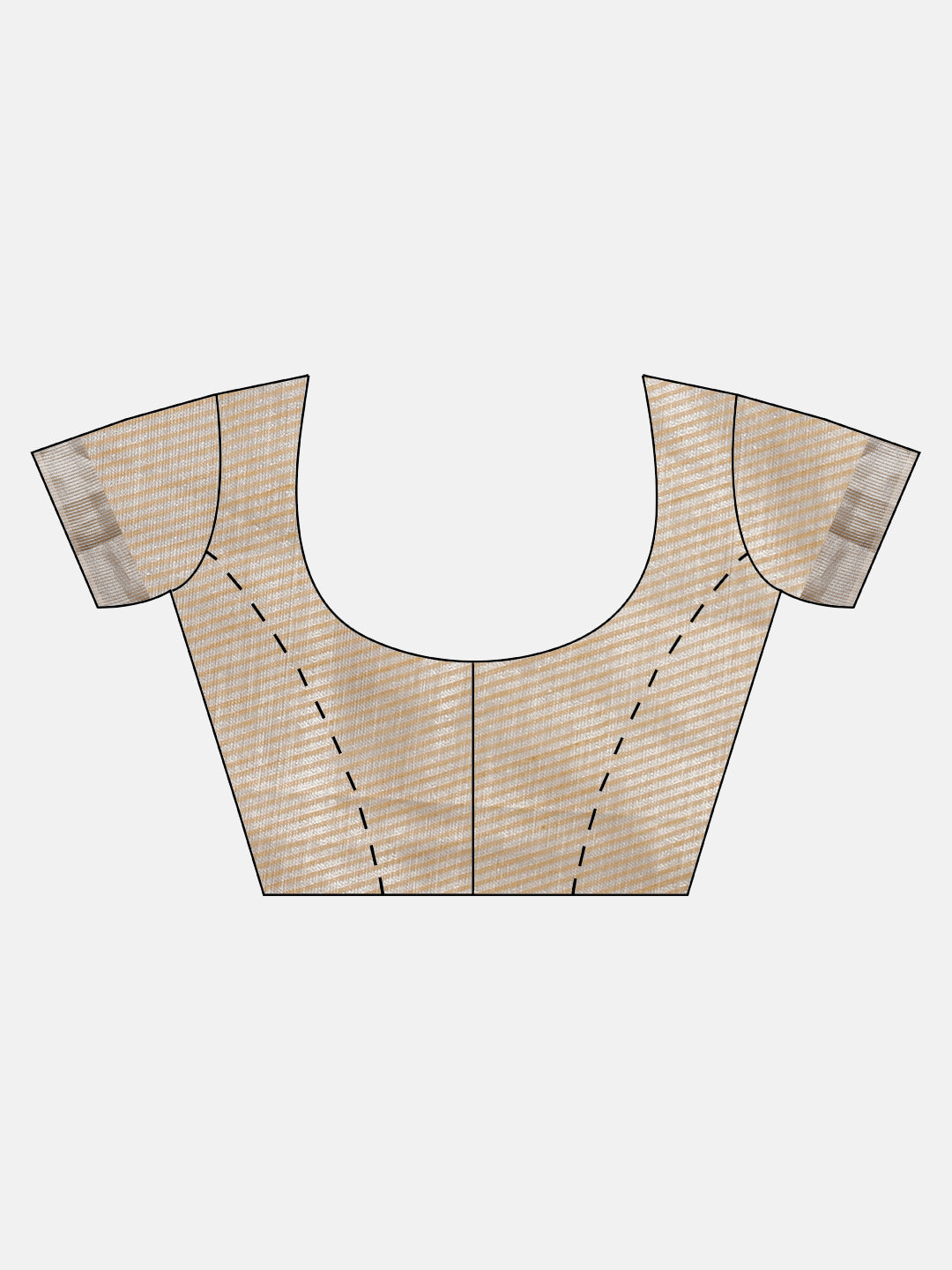 Peach Color Linen Cotton Saree with Jacquard Woven Work