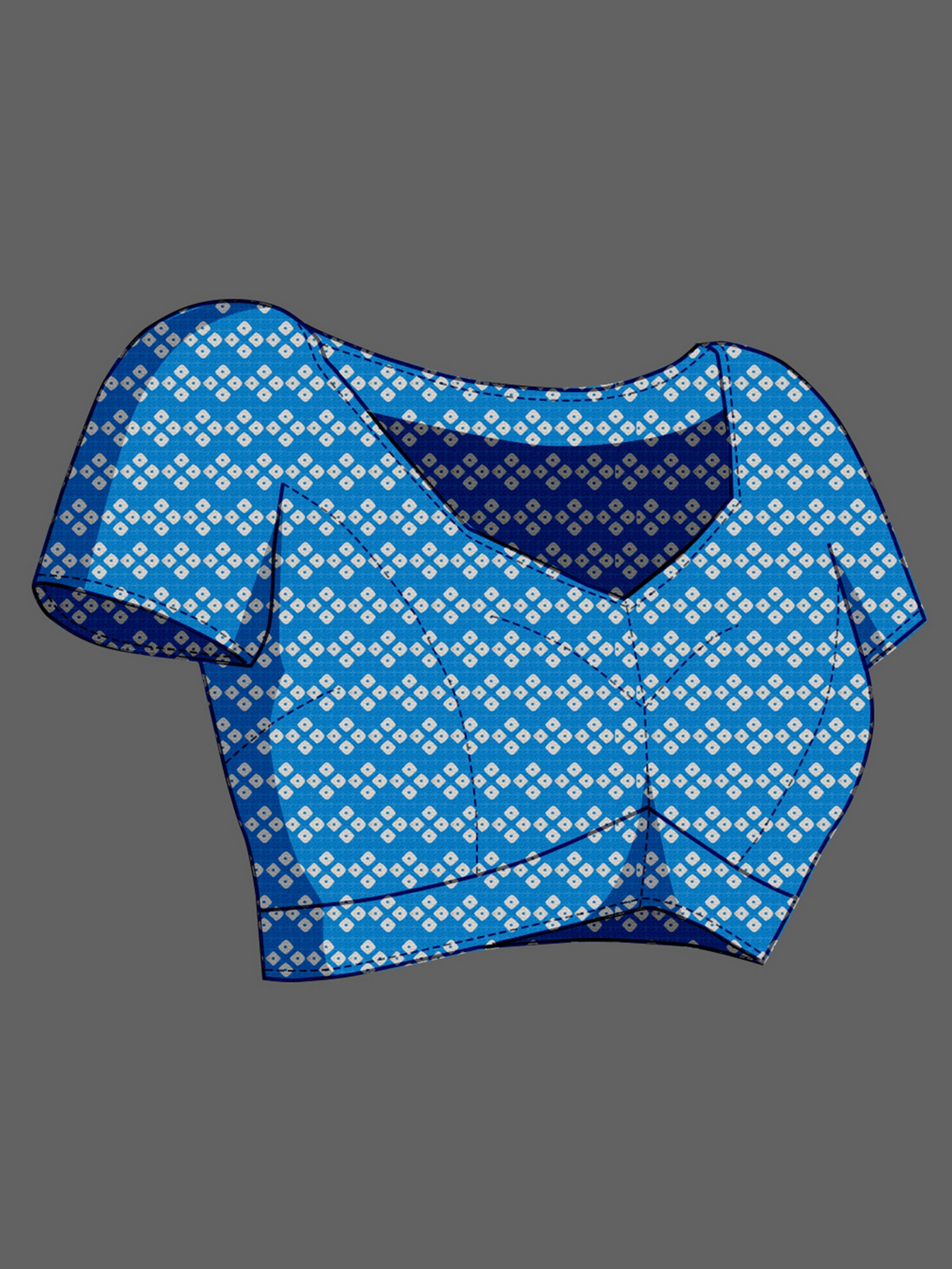 Red Trendy Crepe Saree With Woven Zari Patta And Designer Print Work