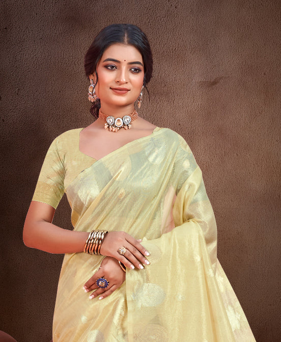 Stunning Grey Munga kota Festival Saree for Women