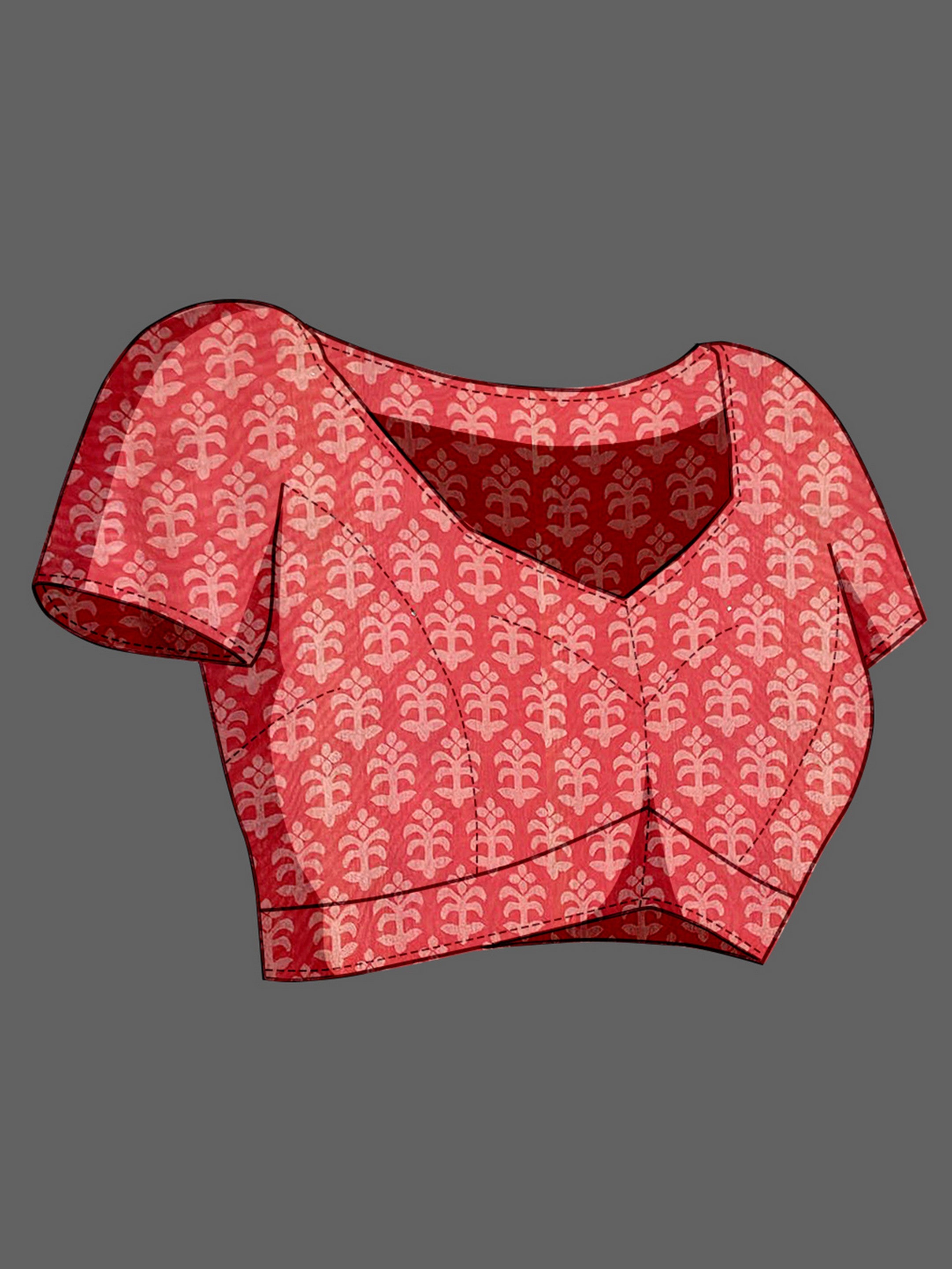 White Trendy Crepe Saree With Woven Zari Patta And Designer Print Work