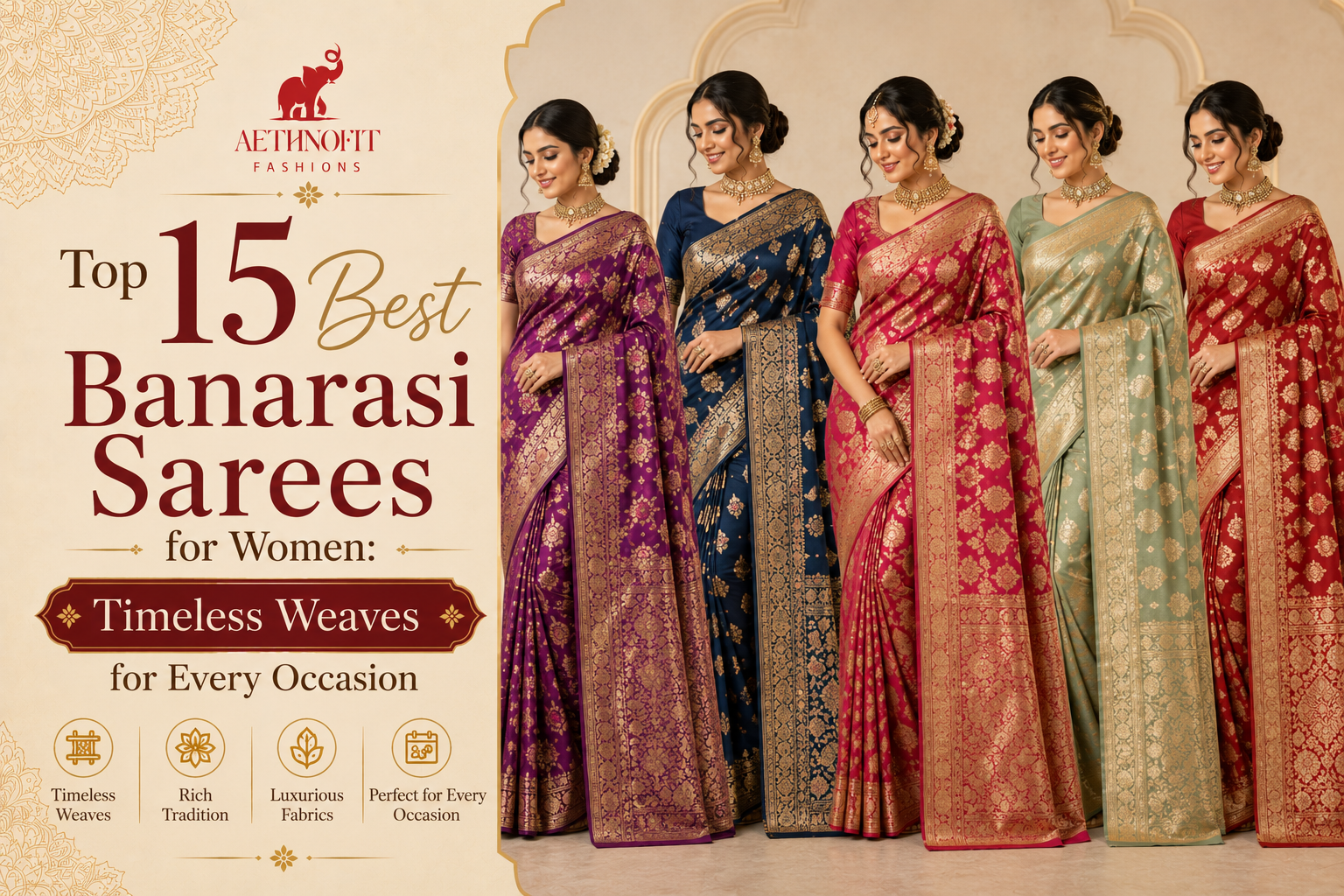 best banarasi saree for women