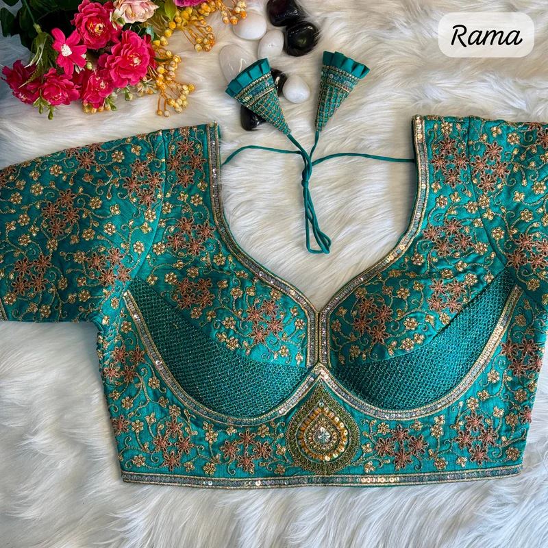 Rama Heritage Luxe Bridal Blouse  Inspired by Sabyasachi