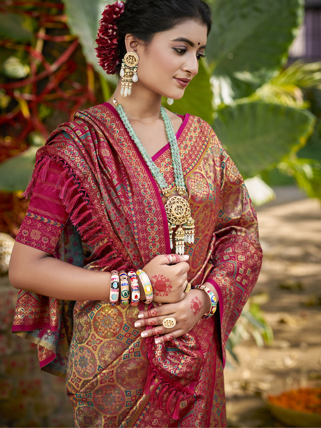 Beige Dharmavaram Silk Saree With Elegant Flow and Traditional Feel