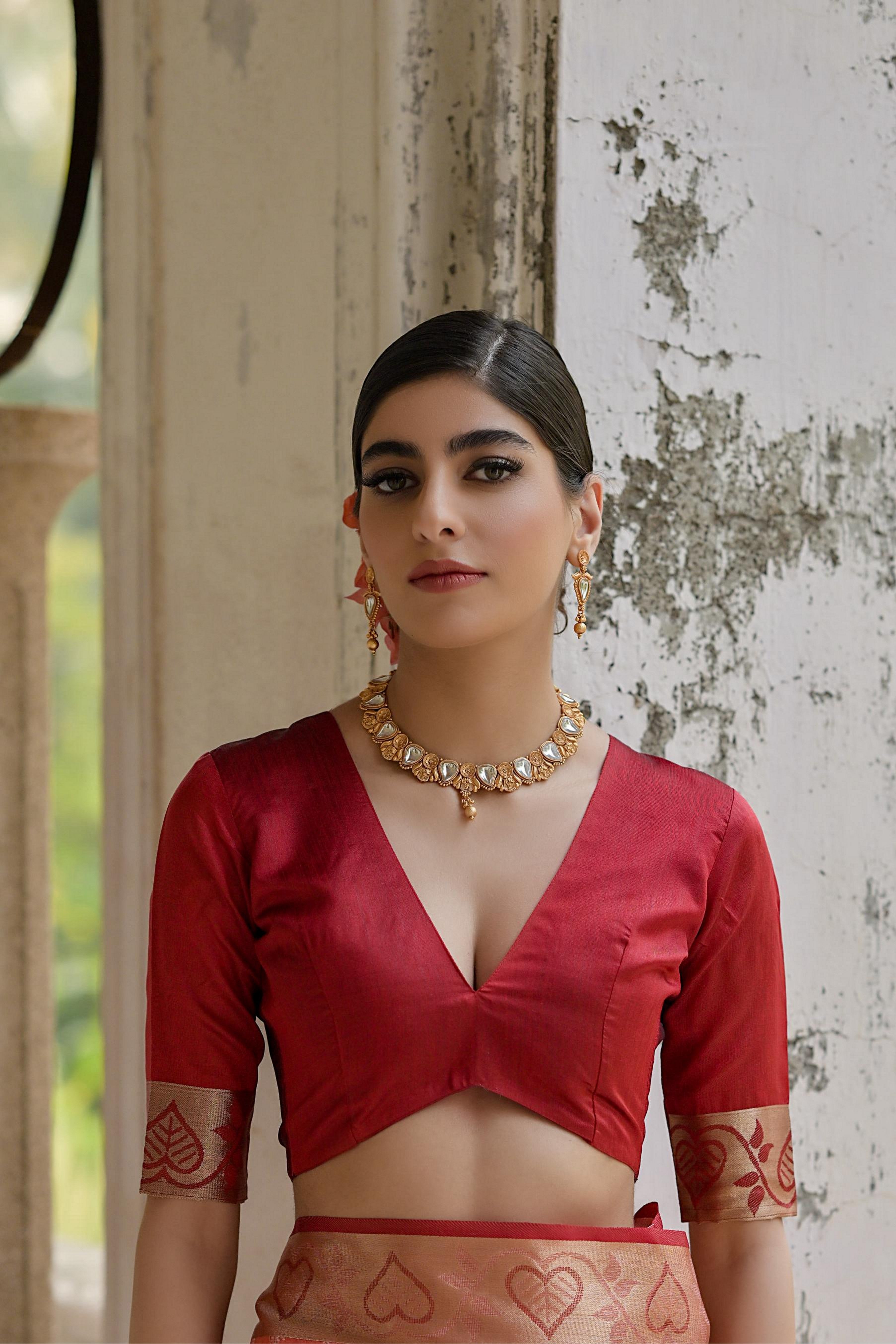 Black Raw Silk Woven Ikat Designer Ceremonial Saree