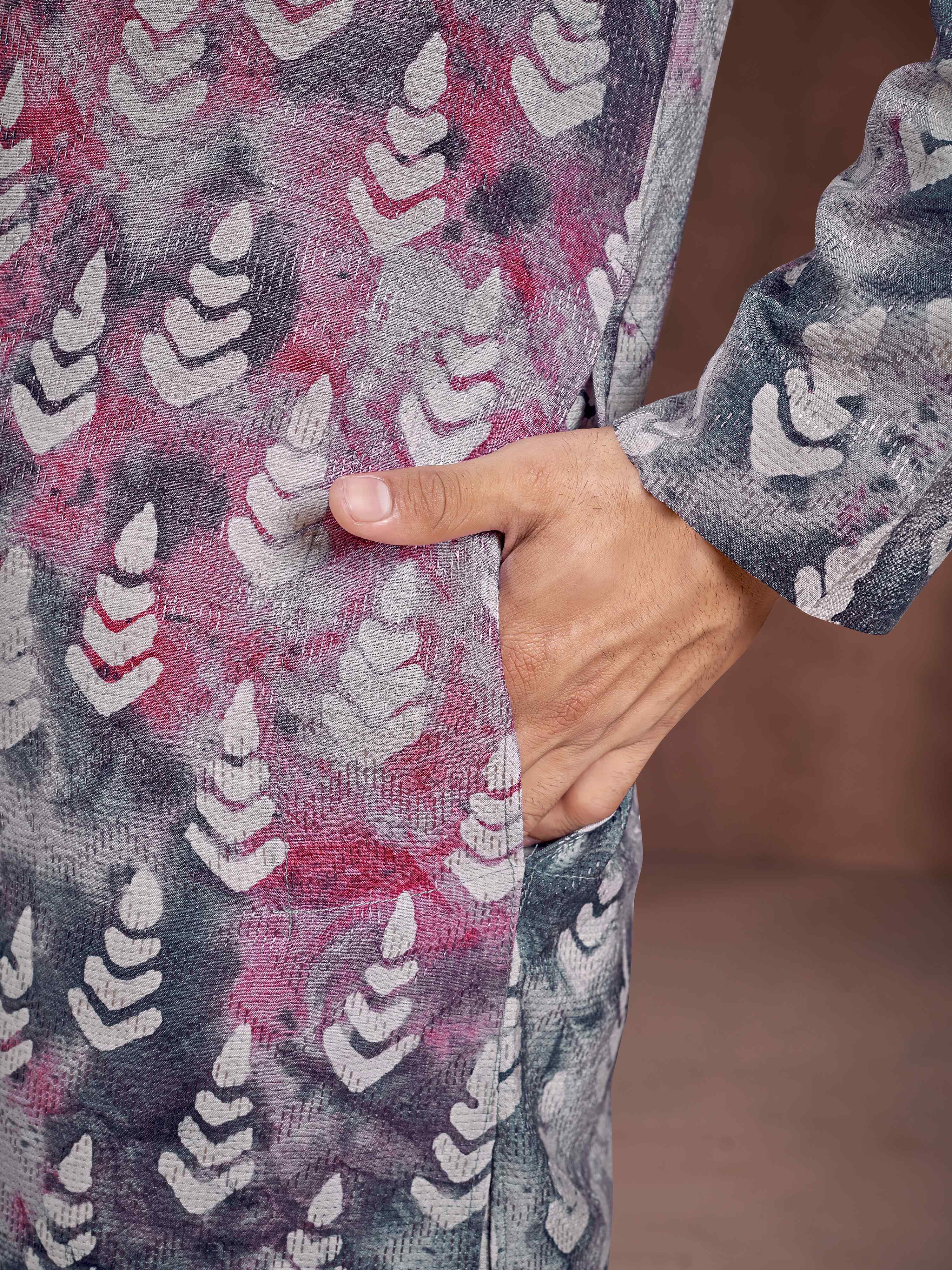 Blue Color Stylish Kurta Payjama for Men – Modern Ethnic Look for Ceremonial Events