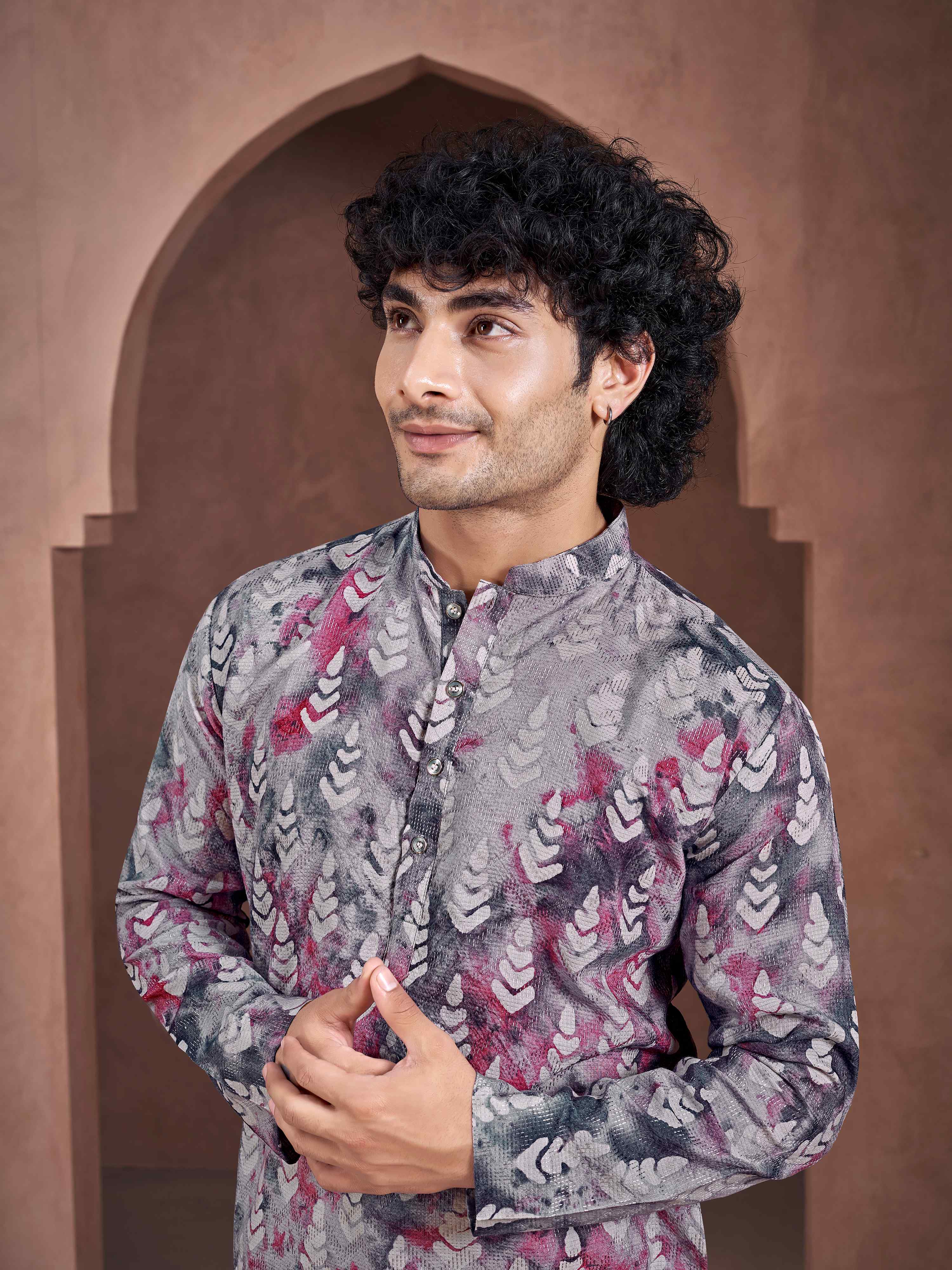 Blue Color Stylish Kurta Payjama for Men – Modern Ethnic Look for Ceremonial Events