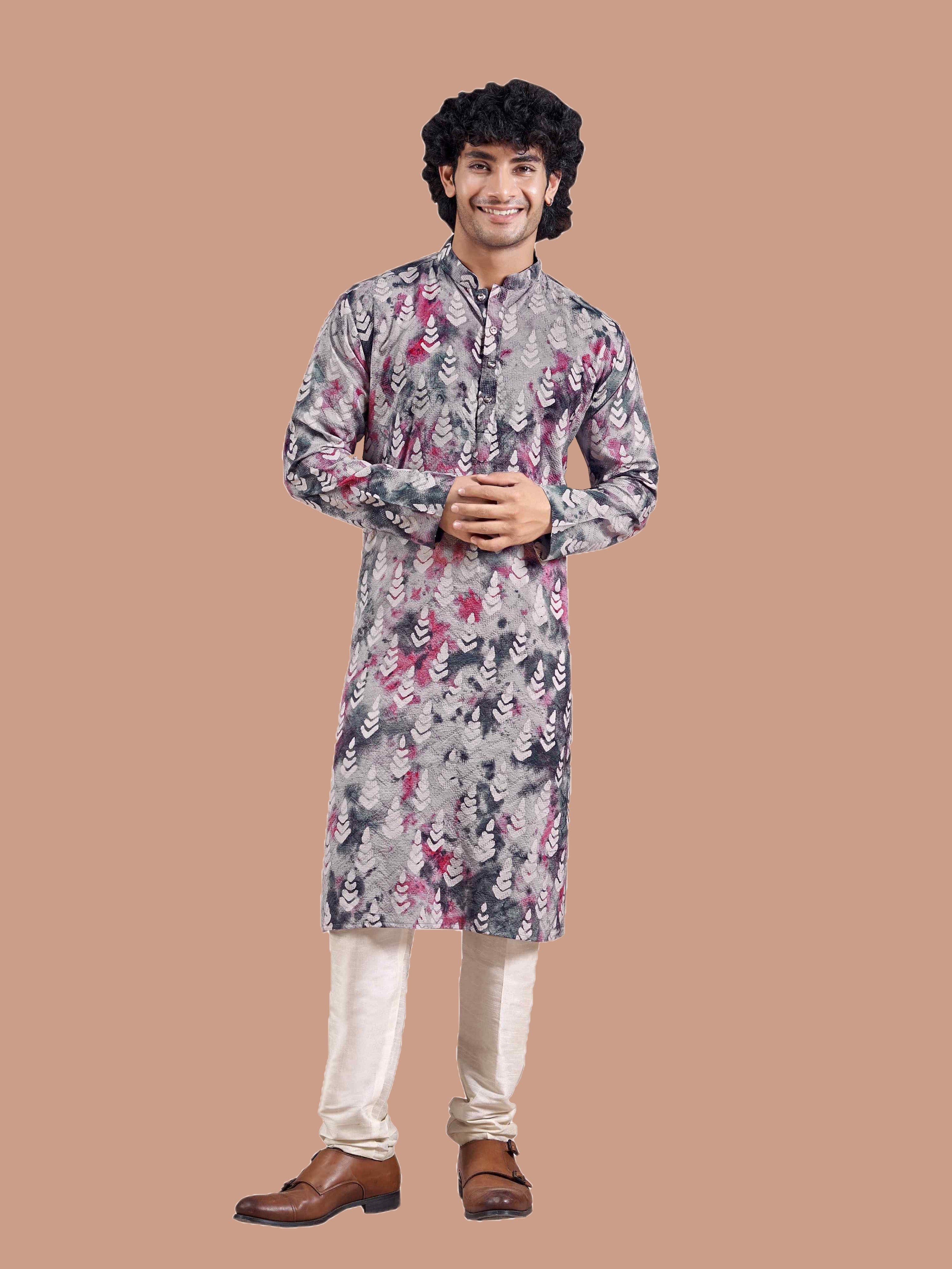 Blue Color Stylish Kurta Payjama for Men – Modern Ethnic Look for Ceremonial Events