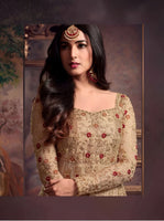 Chiku Heavy Designer Suit With Heavy Embroidery Work