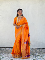 Festival Looks Yellow Soft Silk Woven Paithani Vitthala Designer Saree