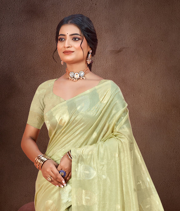 Heritage Pink Munga kota Festival Saree for Women