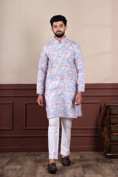 Lavender Sophisticated Kurta Pajama for Ceremonial Wear