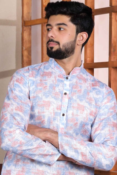 Lavender Sophisticated Kurta Pajama for Ceremonial Wear
