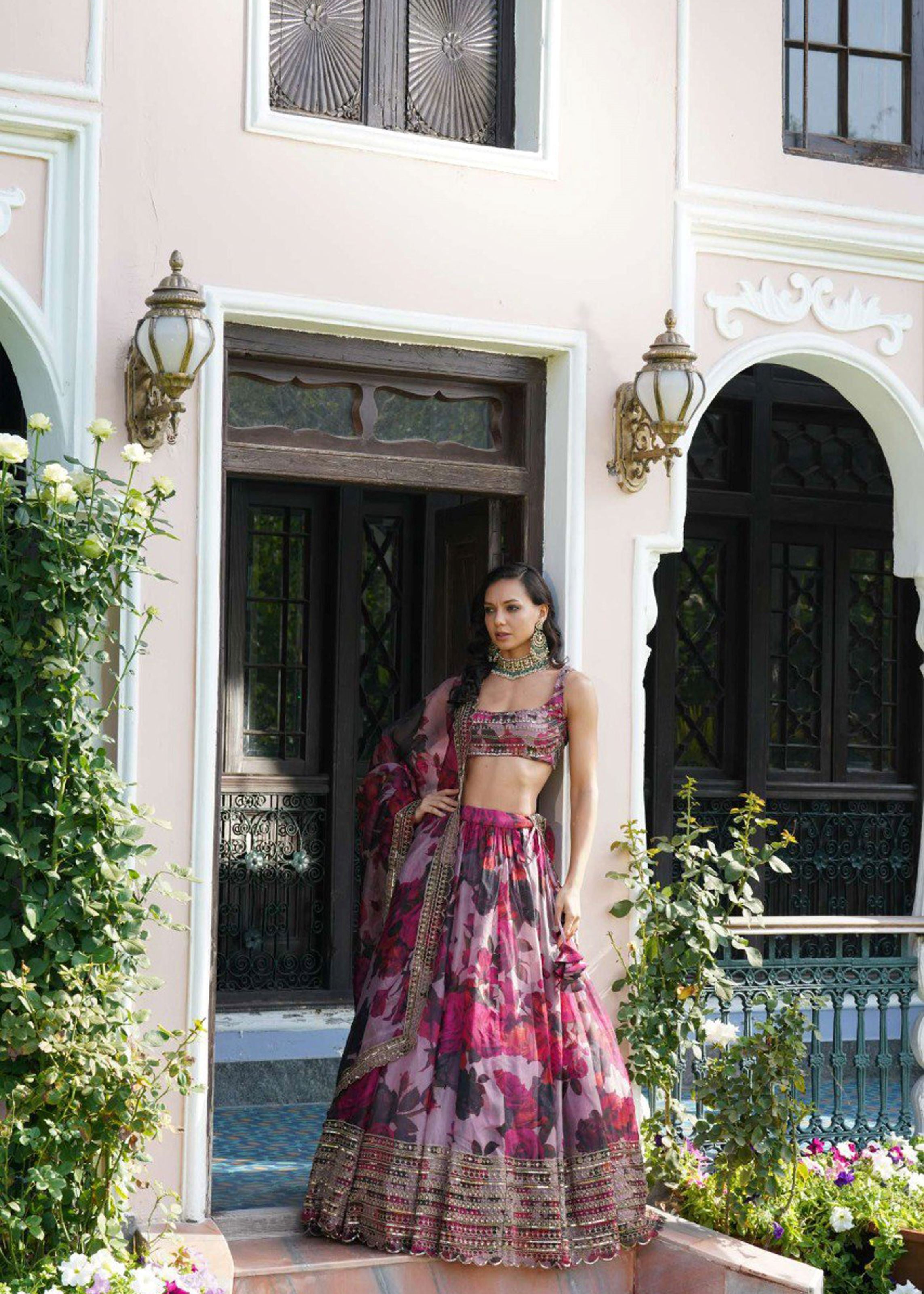 Light Purple Lehenga Choli With Sequence With Thread And Jari Embroidery Work