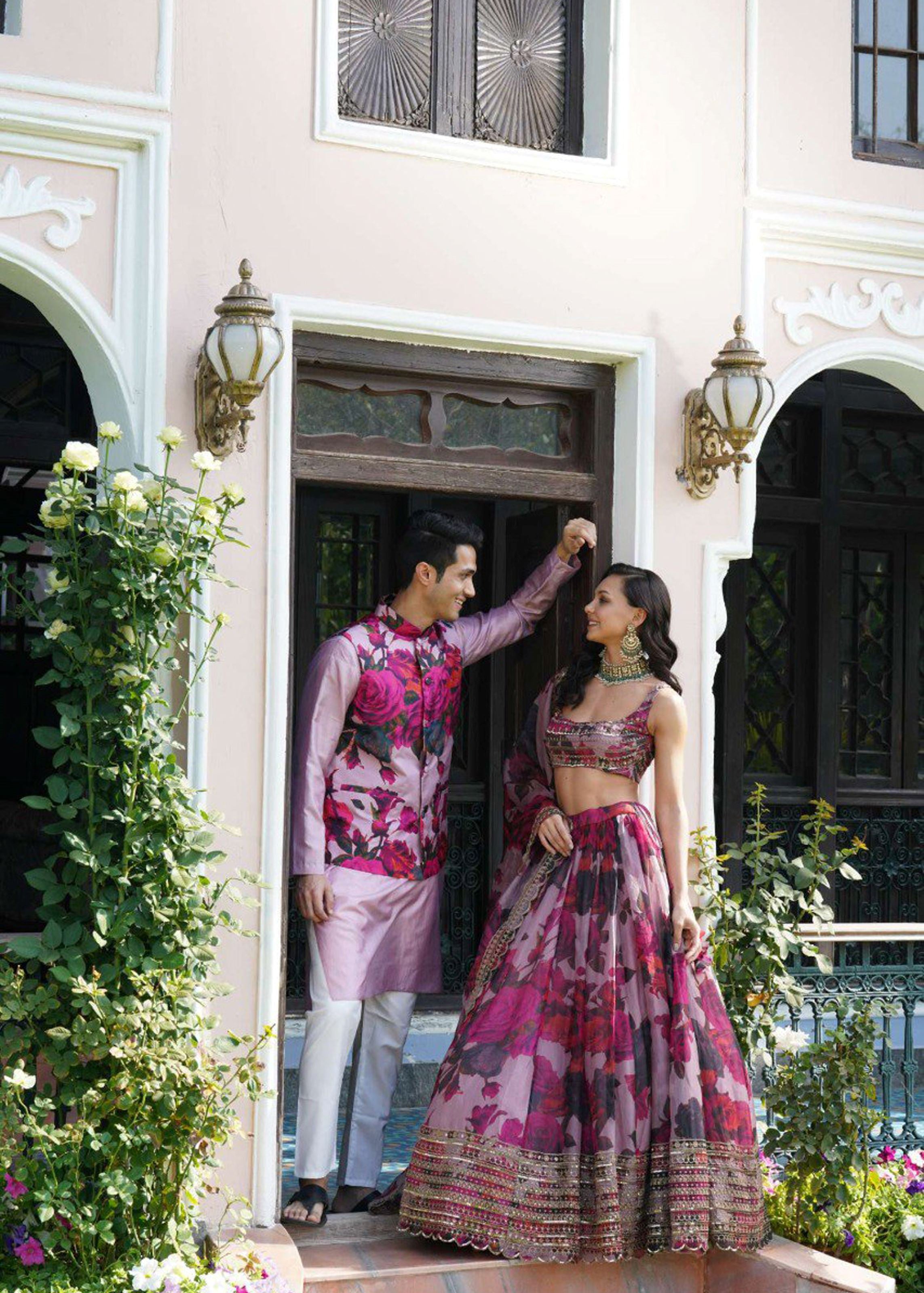 Light Purple Lehenga Choli With Sequence With Thread And Jari Embroidery Work