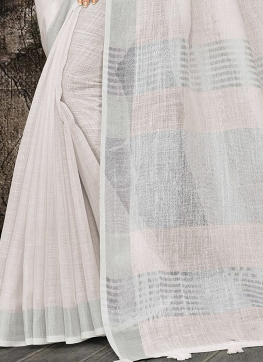 Linen Saree