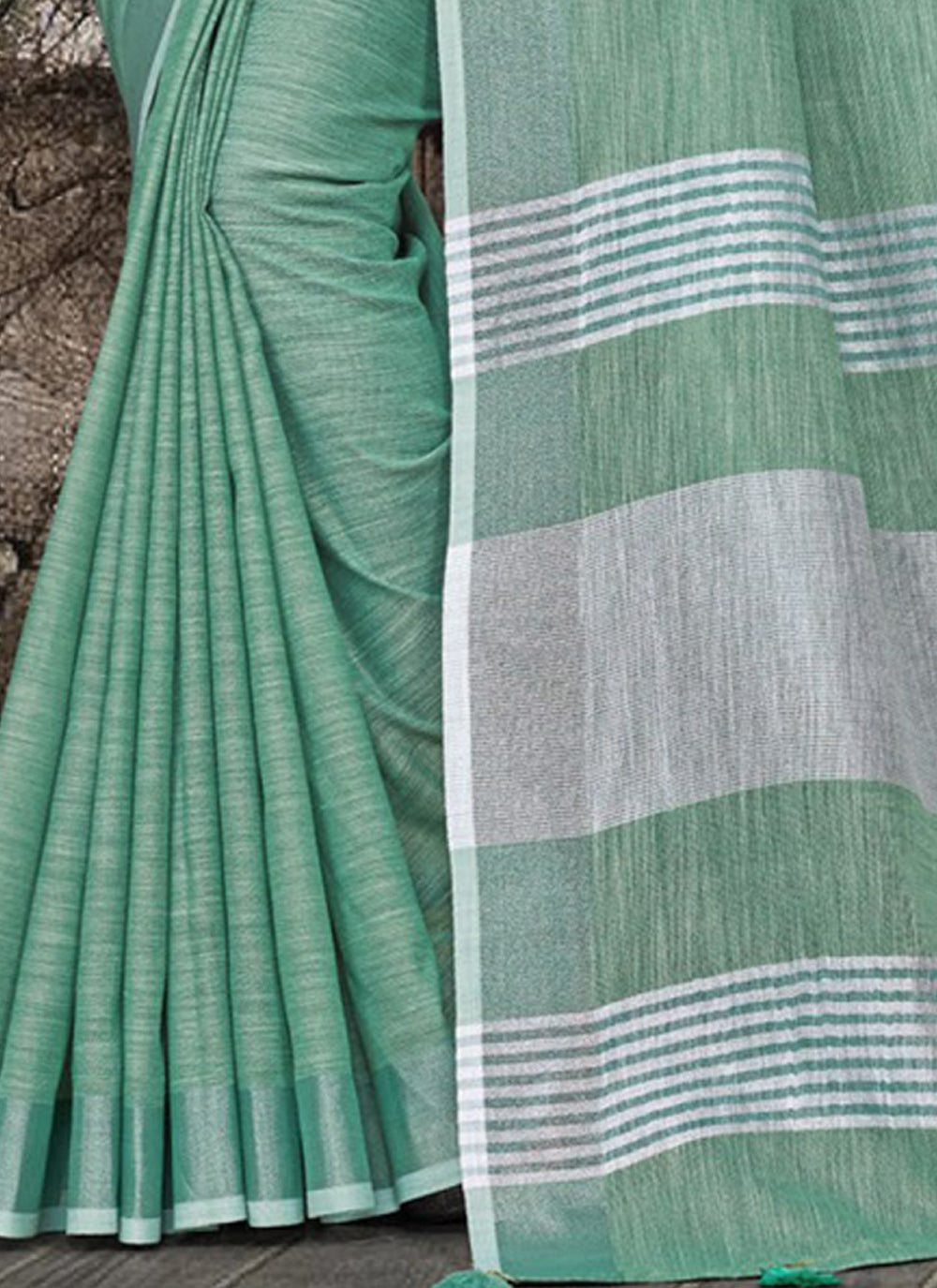 Linen Saree