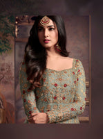Pista Heavy Designer Suit With Heavy Embroidery Work