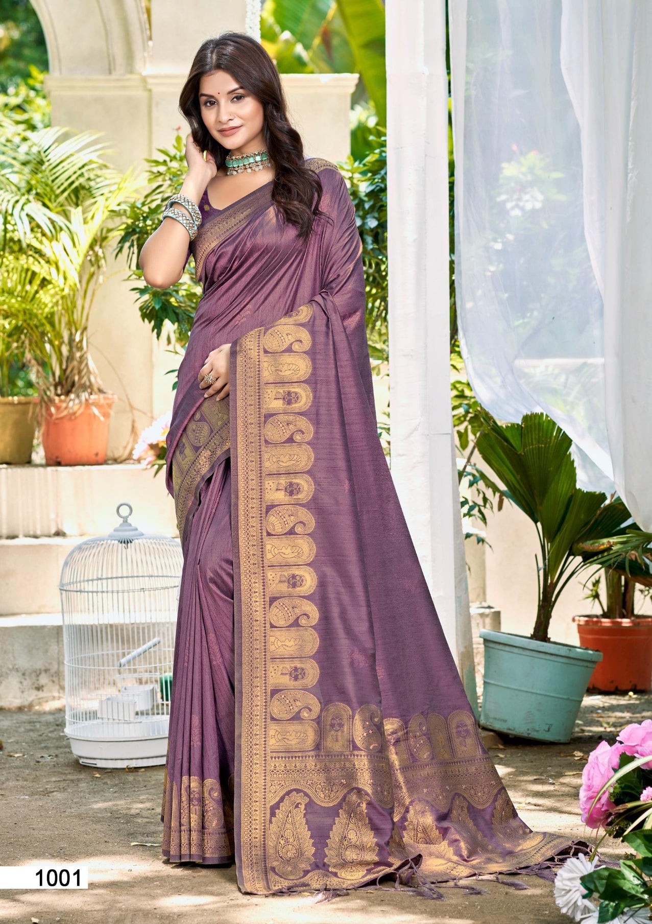 Wine Assam Silk Saree With Sophisticated Touch and Subtle Elegance